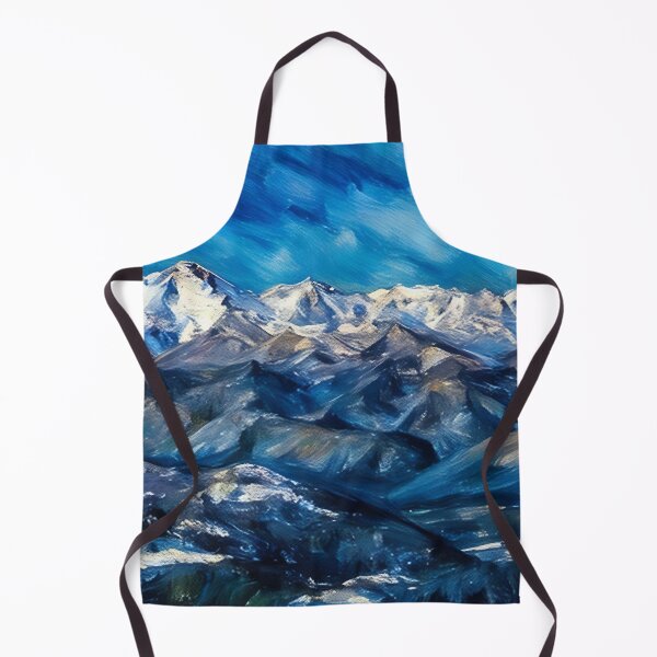 Item preview, Scenic Winter Olympic Mountains (Pastel) designed and sold by flyscenicair.