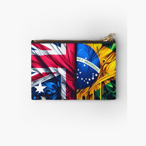 Item preview, Australia Brazil Flag designed and sold by maistendencias.