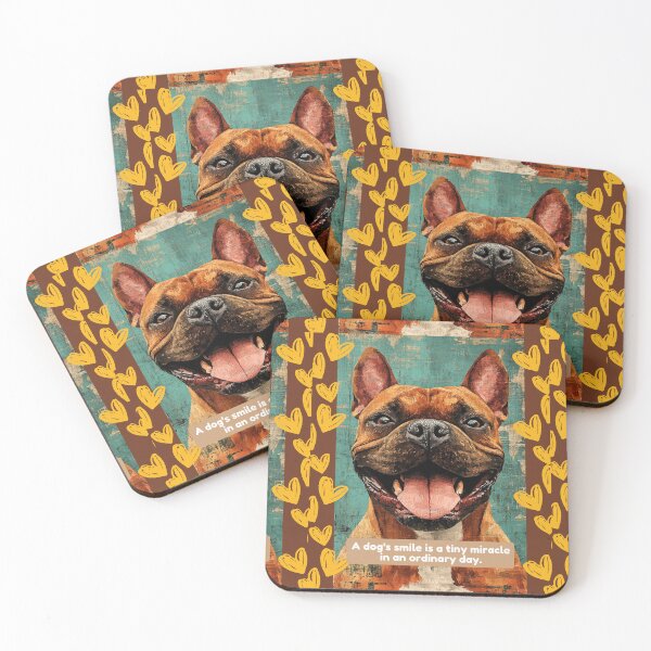 Item preview, A Dog’s Smile – A Tiny Miracle designed and sold by Molly's Gone Mad .