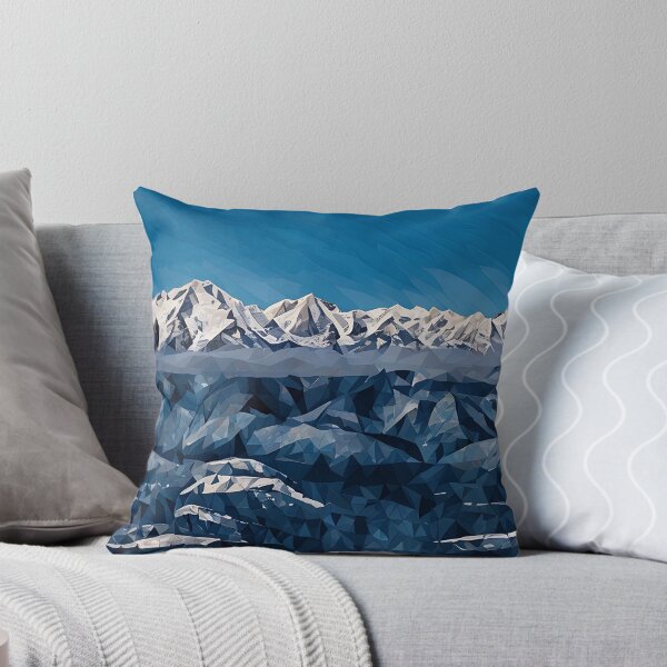 Item preview, Scenic Winter Olympic Mountains (Poly Art) designed and sold by flyscenicair.