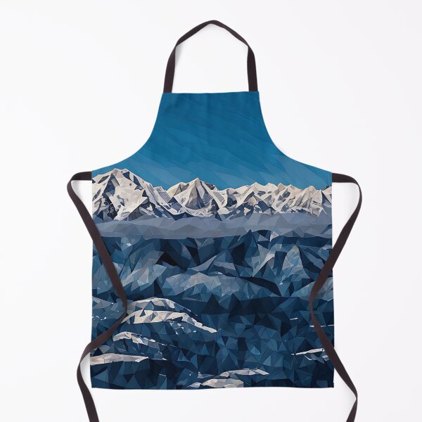 Item preview, Scenic Winter Olympic Mountains (Poly Art) designed and sold by flyscenicair.