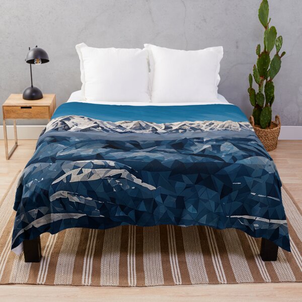 Item preview, Scenic Winter Olympic Mountains (Poly Art) designed and sold by flyscenicair.