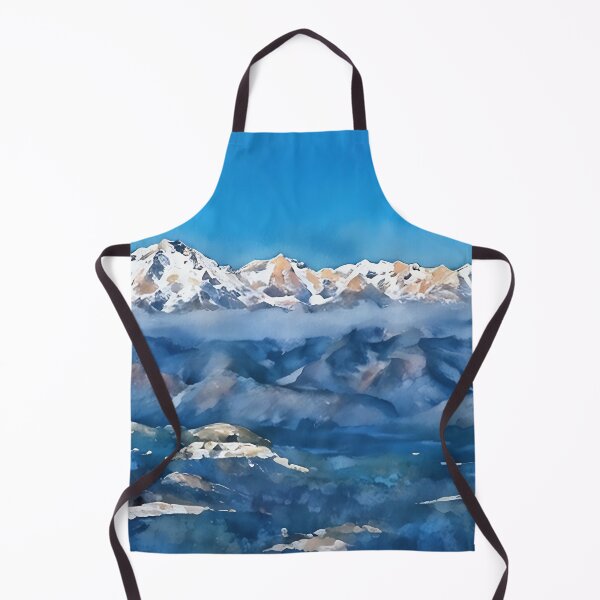 Item preview, Scenic Winter Olympic Mountains (Watercolor) designed and sold by flyscenicair.