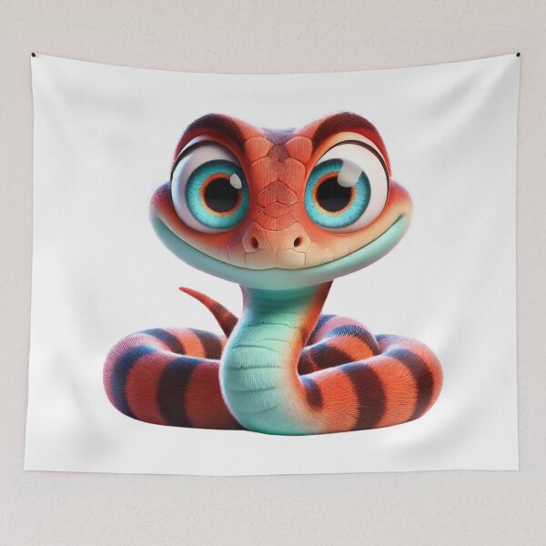 Item preview, Cute Night Adder Smiling designed and sold by Sillytoe.