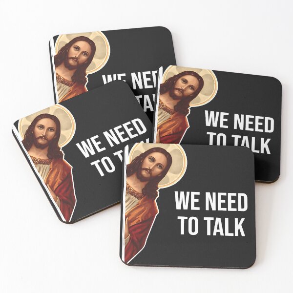 Item preview, We Need to Talk, Jesus Meme, Jesus Humor designed and sold by ChristianLife.