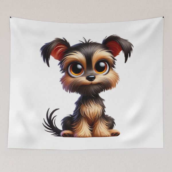 Item preview, Adorable Big-Eyed Affenpinscher designed and sold by Sillytoe.