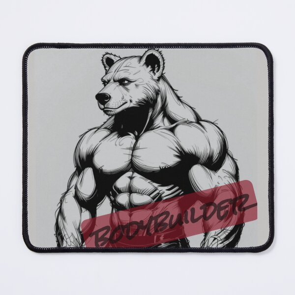 Item preview, Bodybuilder bear designed and sold by Suc Designs.