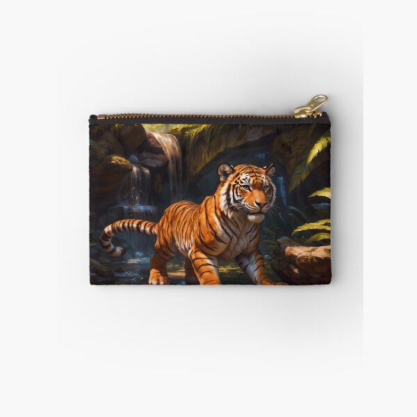 Item preview, Jungle Waterfall Tiger designed and sold by CattoriHanzo.