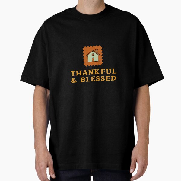 Item preview, Thankful & Blessed thanksgiving home decor  designed and sold by LamountTees.