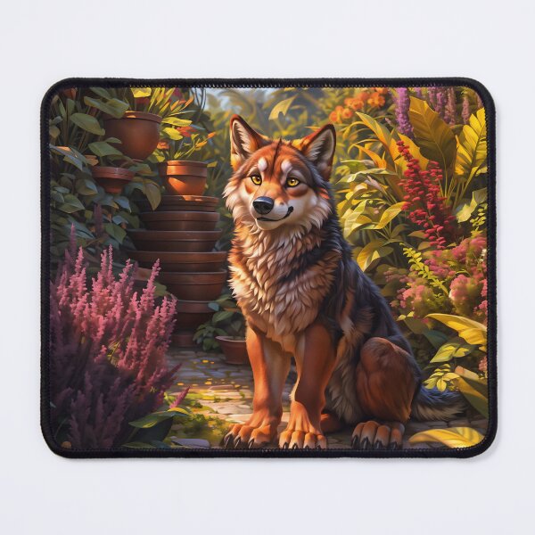 Item preview, Wolf in the Garden designed and sold by CattoriHanzo.