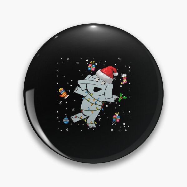 Item preview, Most Important In The World Christmas Elephants Funny Santa Hat Lights Decorations Vintage Game Demons Gift designed and sold by ChristophPouros.