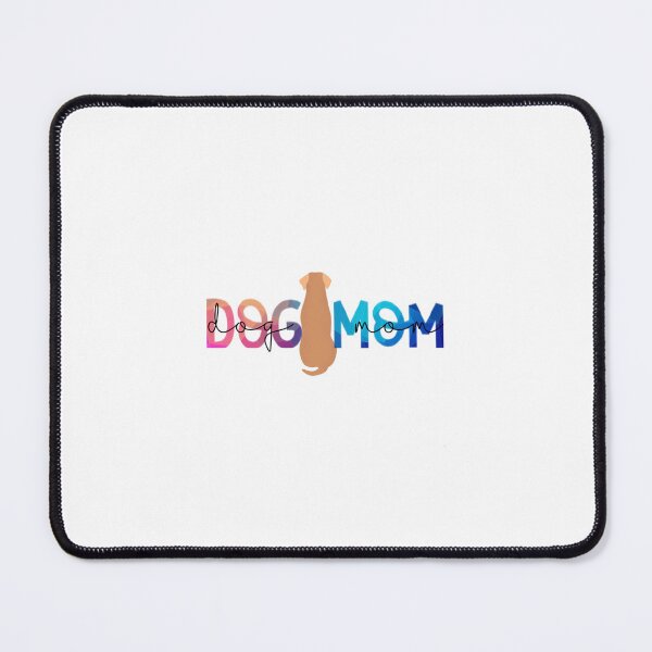 Item preview, Dog Mom hand-written text designed and sold by SidderBug Designs.