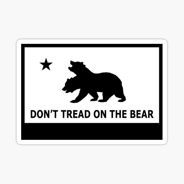 Item preview, Bandera de NCR: No pises al oso Minimalista designed and sold by SonofRhine.