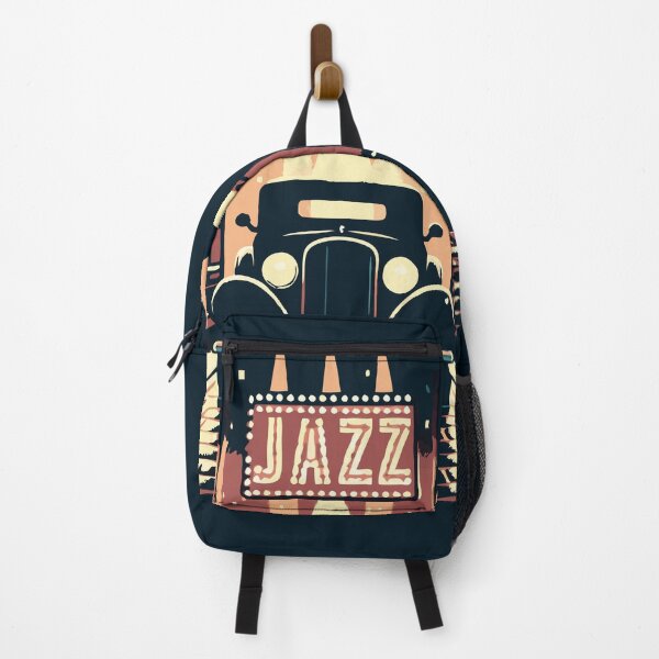 Item preview, Vintage London Streets Smooth Jazz & Classic Cars designed and sold by MAGICKEY2024.