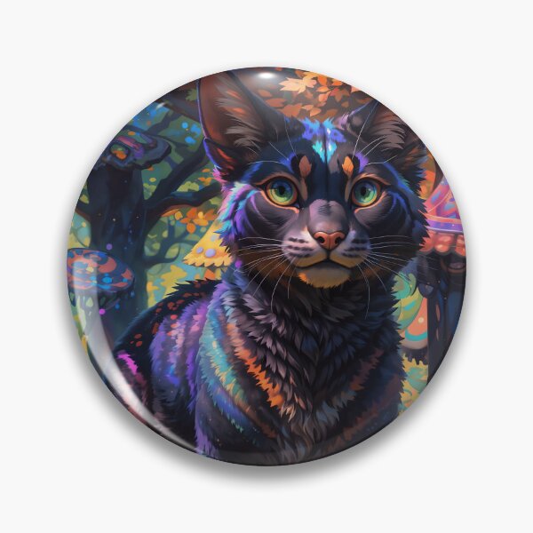 Item preview, Cat in the Fantastical Forest designed and sold by CattoriHanzo.