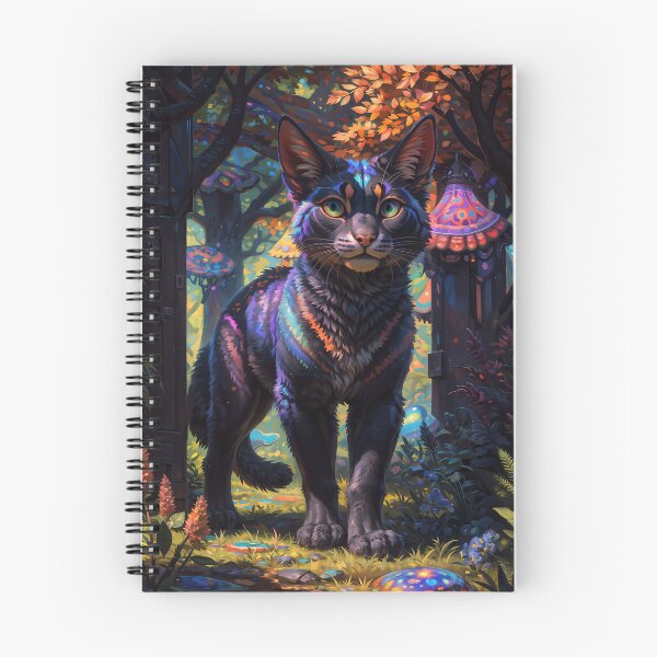 Item preview, Cat in the Fantastical Forest designed and sold by CattoriHanzo.