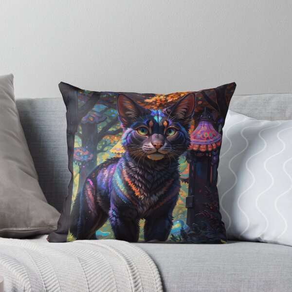 Item preview, Cat in the Fantastical Forest designed and sold by CattoriHanzo.