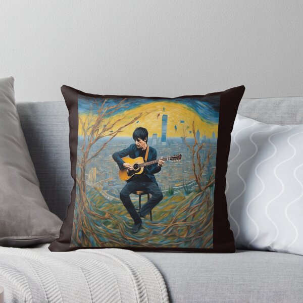 Item preview, "Musical Reverie: Johnny Marr and the Floating Notes" designed and sold by Artisticanvas.
