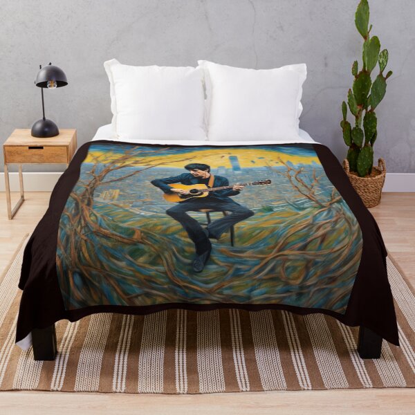 Item preview, "Musical Reverie: Johnny Marr and the Floating Notes" designed and sold by Artisticanvas.