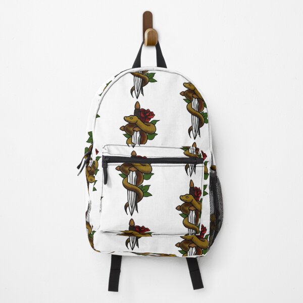 Item preview, Roses snakes and daggers tattoo style designed and sold by LeahcarsArt.