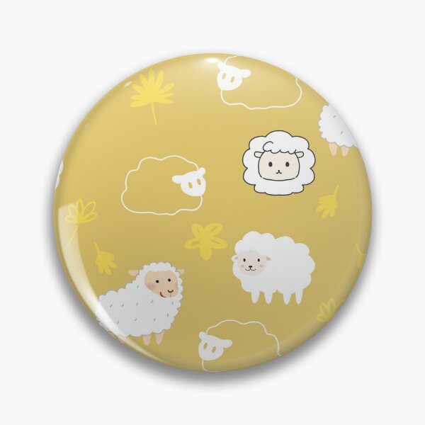 Item preview, Fluffy sheep of yellow designed and sold by andrasdesignssss.