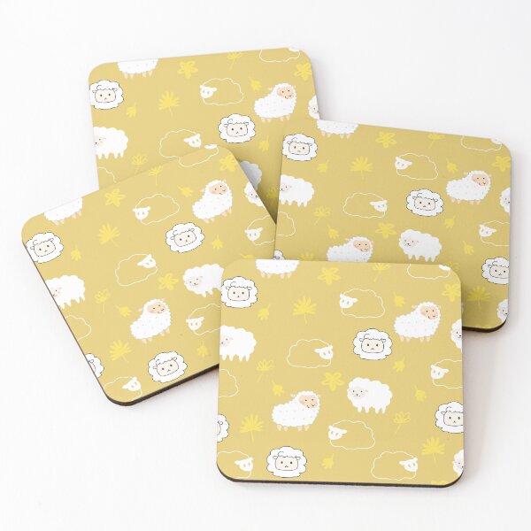 Item preview, Fluffy sheep of yellow designed and sold by andrasdesignssss.