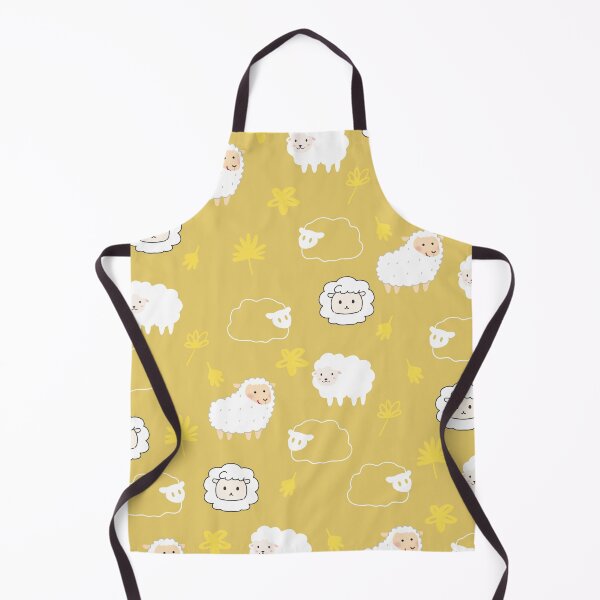 Item preview, Fluffy sheep of yellow designed and sold by andrasdesignssss.