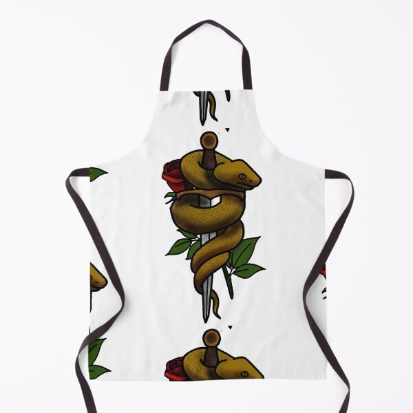 Item preview, Copy of Roses snakes and daggers tattoo style designed and sold by LeahcarsArt.