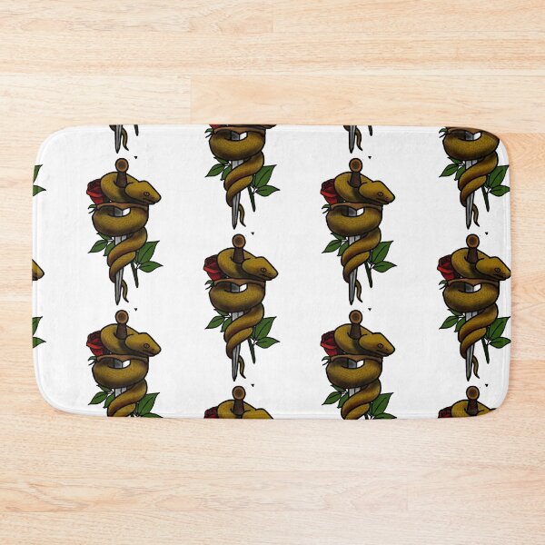 Item preview, Copy of Roses snakes and daggers tattoo style designed and sold by LeahcarsArt.