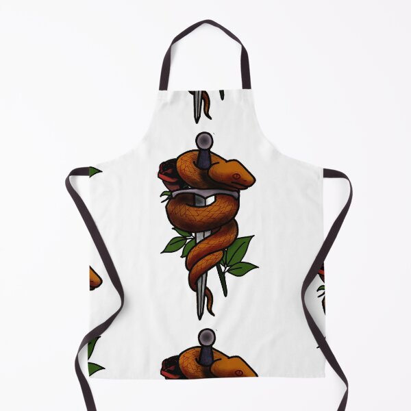 Item preview, Copy of Copy of Roses snakes and daggers tattoo style designed and sold by LeahcarsArt.