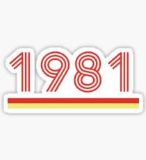 1981 Sticker
