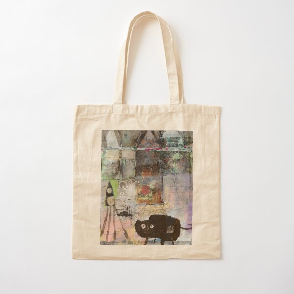 Vista previa del artículo con la obra «La señora de los gatos en su estudio», diseñado y vendido por PickleandShoe.