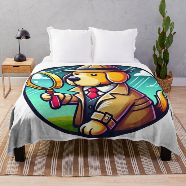 Item preview, Detective Dog - Funny Investigator Pup Art designed and sold by Nauert's.