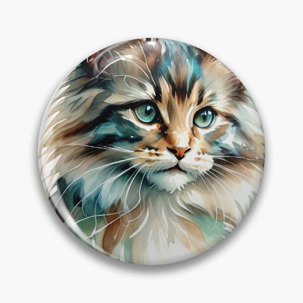 Aperçu de l'œuvre Chats mignons à l'aquarelle créée et vendue par Godd Status.