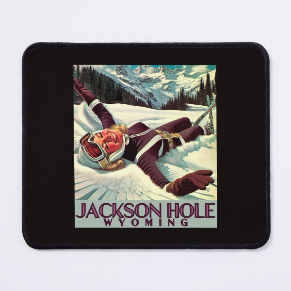 Item preview, Jackson Hole, Wyoming Vintage Ski Girl | Winter Sports Series designed and sold by SHELOPS.