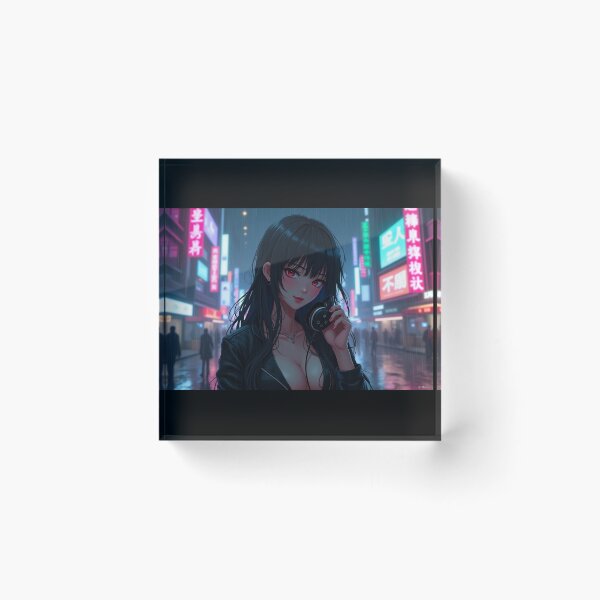Item preview, Phonk Beats and Cyberpunk Streets Girl designed and sold by brendanre.