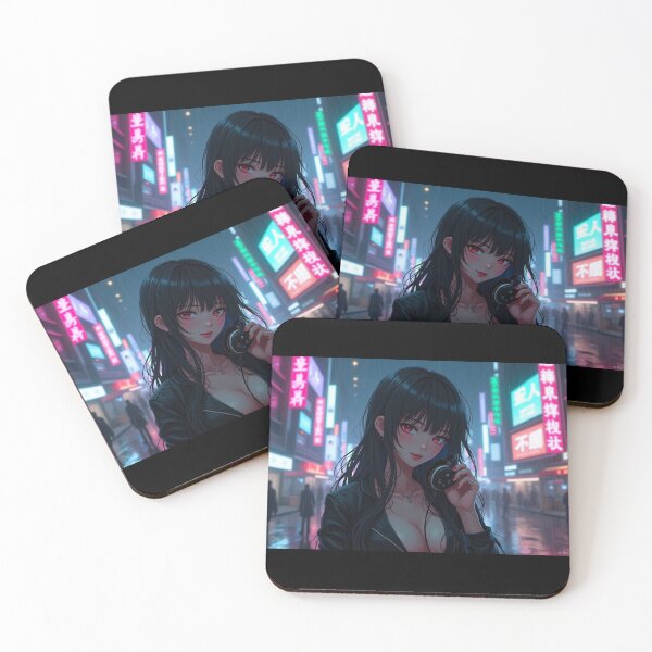 Item preview, Phonk Beats and Cyberpunk Streets Girl designed and sold by brendanre.