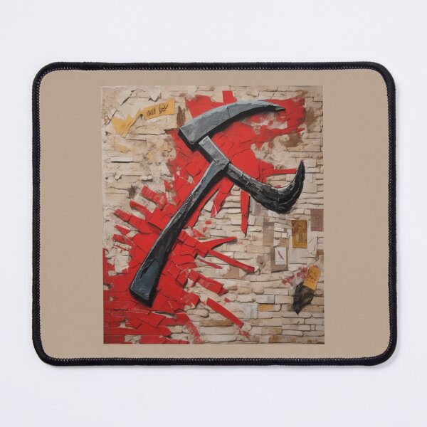 Item preview, "Revolutionary Echoes: Stylized Hammer and Sickle" designed and sold by Artisticanvas.