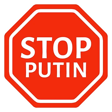 Artwork thumbnail, Stop Putin by Rachel the Artist