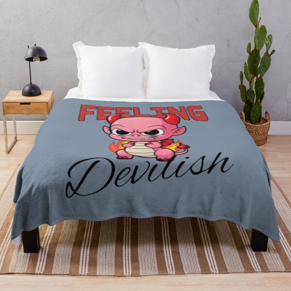 Item preview, Feeling Devilish - Cute Cartoon Devil designed and sold by LMoonDesigns.