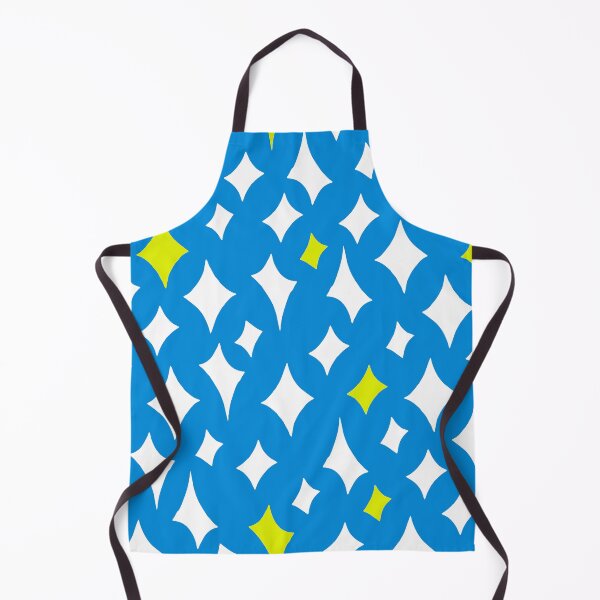 Item preview, Mid-Century Modern Fifties-Inspired Star Pattern On Blue designed and sold by DEC02.