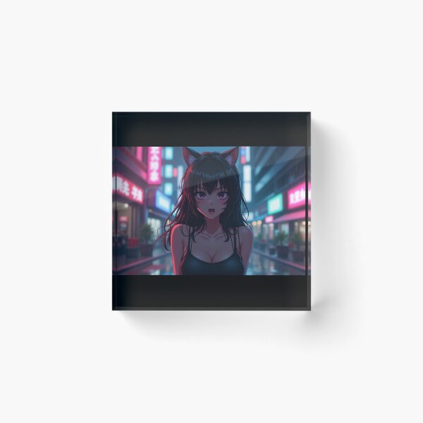 Item preview, Phonk Beats and Cyberpunk Streets Girl designed and sold by brendanre.