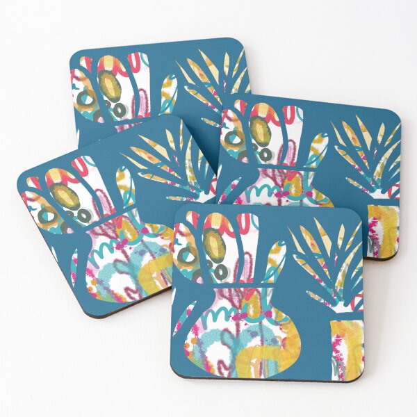 Item preview, Colorblock The Blooms designed and sold by Brynja Einars Art.