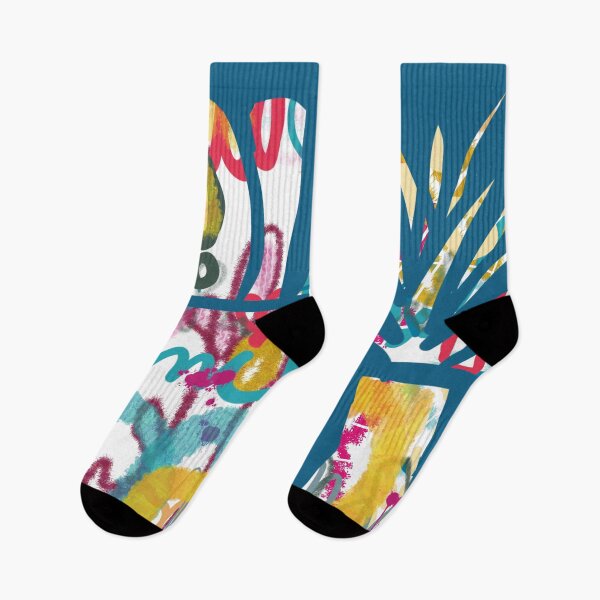 Item preview, Colorblock The Blooms designed and sold by Brynja Einars Art.