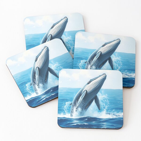 Item preview, Breaching Humpback Whale Portrait Marine Wildlife Conservation designed and sold by kakarikihill.