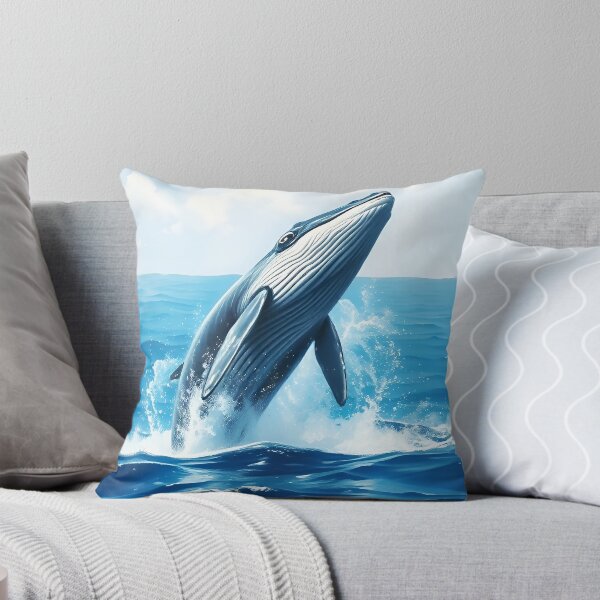Item preview, Breaching Humpback Whale Portrait Marine Wildlife Conservation designed and sold by kakarikihill.