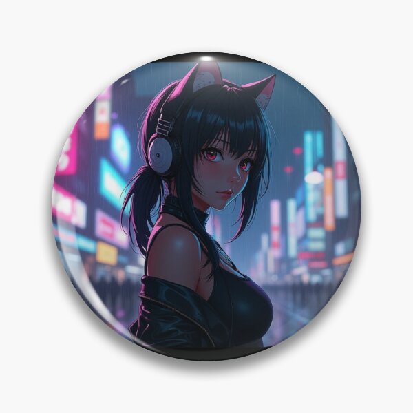 Item preview, Phonk Beats and Cyberpunk Streets Girl designed and sold by brendanre.