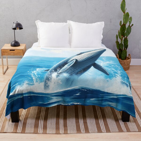 Item preview, Breaching Humpback Whale Portrait Marine Wildlife Conservation designed and sold by kakarikihill.