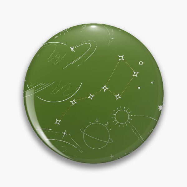 Item preview, Cosmic planets in green designed and sold by andrasdesignssss.