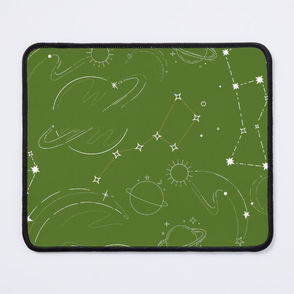 Item preview, Cosmic planets in green designed and sold by andrasdesignssss.